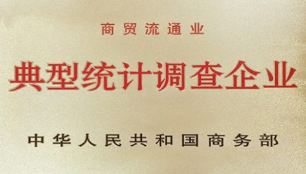 获评“商贸流通业典型统计调查企业”